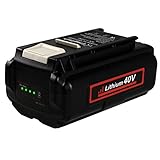 Enegitech 40V 3.0 Ah Battery Pack For Ryobi OP4015, Li-ion Battery for Lawn Garden Home Tool OP400 [