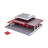 Outland Models ミニチュア モダンスタイル 消防署ステーション 1:160 Nスケール