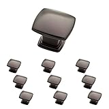 Franklin Brass P35596K-OB3-B 30.5Mm Soft Square Kitchen Cabinet Drawer Knob, Oil Rubbed Bronze, 10-P