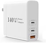 最新急速充電器140W PD3.1 3ポートGaN 窒化ガリウム「LarmTek正規品」折りたたみ式プラグPD対応iPad