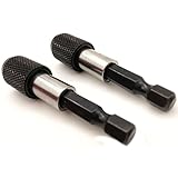 lonker 1 / 4 "インパクトドライブシャンククイック変更ホルダー六角ビットドリルチャックアダプタ磁気( 2個)
