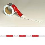 ユポロッド_YR502_長さ25m・幅50mm・20cm毎赤白：【測量用品】：207-0051