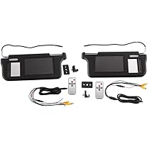 ギャルソン　サンバイザー　モニター２セット DADサンバイザーモニター(^^♪