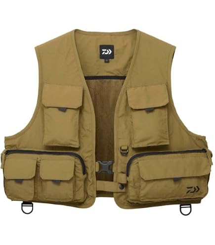Amazon | ダイワ(DAIWA) DV-3425 フィッシングベスト ブラック L