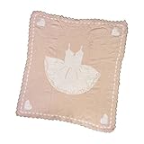[ベアフットドリームス] BAREFOOT DREAMS #551 スカラップドコージーブランケット PNK/WHT-TUTU [並行輸入品]