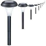 GardenJoy 10 Pack of Outdoor Solar Garden Lights. Transform Your Yard Path Lawn & Landscape Lighting