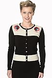 Banned Apparel - Retro Cat Cardigan L / Black