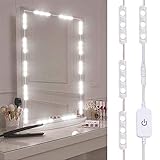 化粧ライト 女優ミラーライト 化粧鏡ledライト 化粧鏡電球 化粧台ライト メイクアップ 鏡ライト リモコン付け 調光可能 超輝度 ドレッサー ライト 化粧洗面台 ミラーライト 安全 省エネ ledランプ60個 led女優ミラーライト led化粧鏡電球 ledランプ 日光白い 化粧台・洗面台・浴室・ホテル・温泉用 装飾 化粧 撮影用など 省エネ（鏡含まれません）
