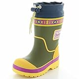 オシュコシュ 子供靴 キッズレインブーツ OSK WC156R カーキ カーキ 19.0cm