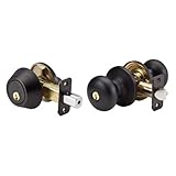 Master Lock BCCON0612P SilvaBond Antimicrobial Finish Keyed Entry Biscuit Knobset with Nightwatch Si