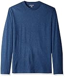 [Amazon Essentials] Tシャツ スリムフィット 長袖 メンズ ヘザーブルー L