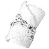 カシウェア Kashwere ベビーブランケット 単色＆キャップ BABY BLANKET SOLID & CAP ホワイト BB-63C-01-30 [並行輸入品]