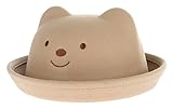 (コ-ランド) Co-land 可愛い 子供用帽子 ハット キッズ フェルトハット 耳付き くまちゃん ボーラーハット ベビーキャップ 女の子 男の子 秋冬防寒 カーキ