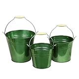 東洋石創　プラントアイテム　Waterring　Can　バケツ（大・中・小）　※3個セット　●815 グリーン