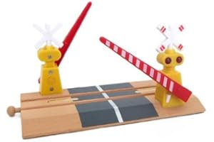 マキシム 木製 レールセット シリーズ カンカン音の鳴る 音踏切