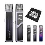 【2】 aspire Favostix 2 POD kit アスパイア ファボスティックス 2 ＋FlavorKitchenオリジナルミニポーチ/VAPE（ベイプ） スターターセット 電子タバコ (Ice Grey)