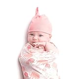 bestaroo Baby Swaddlingブランケット、象ピンク
