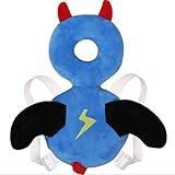 ベビー ヘルメット SAVOKI 肩紐調節可能 頭部保護 衝撃吸収 怪我防止 軽量透気 赤ちゃん用 出産祝い(モンスター)