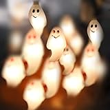 LEDイルミネーションライト ハロウィン Timsa 電池式 フェアリーライト LED装飾ライト ゴースト柄 ランタン LED 飾り ライト LEDストリングライト 室内 室外 庭 バレンタインデー 