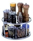 Two Tier Lazy Susan Turntable For cabinet-steel (ステンレス) ( 6 " H x 10 1 / 2 "直径)ホームSupplyメンテナンスストア