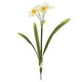 MAGIQ 東京堂 正月 上質な 造花 日本水仙  #ホワイト FM003684-001