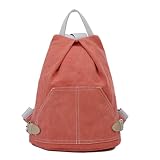 リュックサック タウンリュック デイパック レディース キャンバス 学生 かわいい シンプル 小さめ バックパック 2way レトロ 旅行用 無地 オシャレ iPad 通学 多機能 防盗難 軽量 アメ