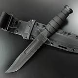 KA-BAR ハンティングナイフ 1214 ハイカーボン 半波刃