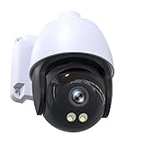 防犯カメラ 8MP IP カメラ POE 4K セキュリティカム屋外モーション追跡 PTZ 人間検出 2K 4MP CCTV ビデオ監視カメラ 人体検知 完全無線 PTZ 夜間カラー撮影 (Size : POE 4MP Camera)