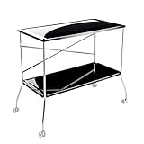 Kartell(カルテル) 折りたたみワゴン FLIP フリップ グロッシーブラック W80/D42/H72cm SFWG-K4465-E6 アントニオ・チッテリオ 【国内総代理店正規品】