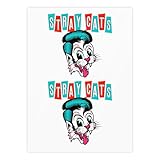 ストレイ・キャッツ クリスタルステッカー 防水シール スーツケースステッカー バイクステッカー 自転車 スケートボード 車飾り 車の窓や DIYステッカー アニメ キャラクター ノート 日記 手帳飾り カーステッカー プレゼント 贈り物