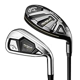 Callaway Golf Rogue ST Max OS Lite ハイブリッド アイアンコンボセット (右利き グラファイトシャフト レディース フレックス 5H 6IR-PW AW クラブ8本セット)