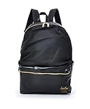 Seyant リュックサック レディース ママバッグ 大容量 A4ファイル ナイロン PUレザー 背面ファスナー おしゃれ 高校生 通勤 軽い 防水 人気 黒