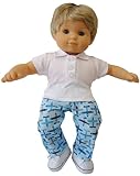 Airplane 3 Piece Outfit for Bitty Baby Boy Dolls by Doll Clothes Sew Beautiful
