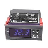 OBEST AC 10A/ 90V-250V デジタル温度調節器 コントロール デジタルサーモスタット -50℃~110℃ MH1210W