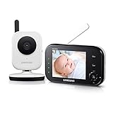 Samsung SEW-3036W BabyVIEW Baby Monitoring System IR Night Vision Zoom 3.5 inch by Samsung [並行輸入品]