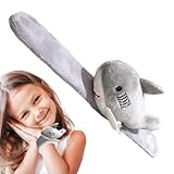 シャーク スラップ ブレスレット ぬいぐるみ,シャーク スラップ バンド ぬいぐるみ スラップ おもちゃ | 子供の誕生日パーティーのプレゼントにぴったりな可愛いサメの手首バンドぬいぐるみスラップバンドサメぬいぐるみハガーリストバンドインタラクティブ玩具フィギュア