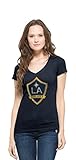 MLSロサンゼルスGalaxyレディースVネックScrum Tee、Xラージ、秋Navy