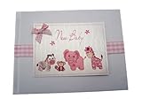 White Cotton Cards New Baby, Small Photo Album, Pink Toys by WHITE COTTON CARDS
