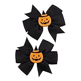 Tovadoo キッズ 女の子 ヘアピン 髪留め 南瓜　可愛い　パーティー　ハロウィン　8CM