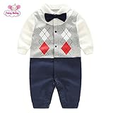 エルフ ベビー(Fairy Baby)ベビーセレモニー洋服フォーマル 蝶ネクタイつき結婚式服 男の子66cmひし形