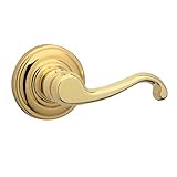 Schlage Callington Right Hand Dummy Lever, Andover Rose, Bright Brass [並行輸入品]