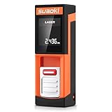 suaokiレーザー距離計 D5 最大測定距離20m 連続測定 LCDデジタル表示 バックライト搭載　 軽量 コンパクト型 操作簡単 日本語取扱説明書 一年間保証付き