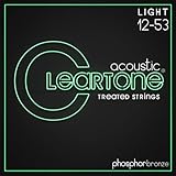 Cleartone PHOSPHOR BRONZE アコースティックギター弦 ライトゲージ 012-053 (クリアトーン)