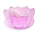 Doitsa 蚊帳 折りたたみ ベビー蚊帳 パオ型 簡単 収納 携帯用 ポータブル ムカデ 虫 蚊 対策 夏 必需品 安眠 快適 ピンク