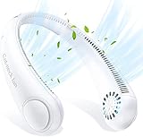 【急速冷却ネックファン】首掛け扇風機 Luckyccgo 3段階風量調節羽根なし ネッククーラー