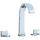 Cifial 231.150.625 M3 Widespread Hi-Arc Bathroom Sink Faucet with Clic-Clac Drain, Polished Chrome [