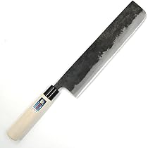 Amazon.co.jp: 玉日本 鍛造ネギ切包丁 黒打 浜研ぎ 300mm