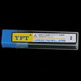 【ノーブランド品】YFT 高精度 超硬エンドミル 加工用カッター シャンクエンドミルカッター 2mm x 4mm