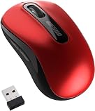 バッファロー マウス 無線 ワイヤレス 5ボタン 【戻る/進むボタン搭載】 小型 軽量 節電モデル 最大584日使用可能 BlueLED レッド BSMBW315RD