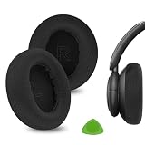 Geekria イヤーパッド Comfort 互換性 パッド アンカー Anker Soundcores Life Q30, Life Q35 BT ヘッドホンに対応 パッド イヤー/イヤーカップ メッシュファブリック(ブラック)